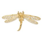 14k Cut-out Dragonfly Omega Slide - Image 4