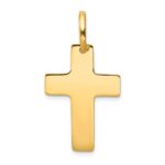 14k Polished Cross Charm