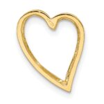 14K Polished Floating Heart Chain Slide - Image 3