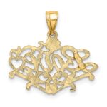 14K LOVE with Heart Charm - Image 4