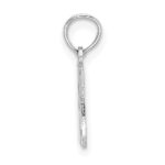 14K White Gold I HEART MY MOM Pendant - Image 2