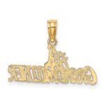 14k  #1 GRANDMOTHER Charm - Image 3