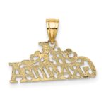 14k #1 GRANDPA Charm - Image 3