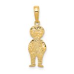 14K Boy with Hands in Pocket Pendant