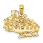 14K SCHOOL House Pendant