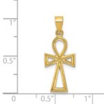 14k Ankh Cross Charm - Image 3