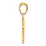 14K Sitting Cat Pendant - Image 2