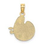 14K Artists Paint Palette and Brushes Charm - Image 4