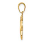 14k Polished Gecko Pendant - Image 2