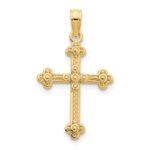14k Fancy Cross Pendant