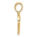 14k Polished Fancy Heart and Butterfly Charm - Image 2