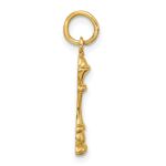 14k Fancy Queen Chess Piece Charm - Image 2