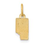 14k Fancy Chocolate Bar Missing Bite Charm - Image 3
