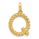 14ky Fancy Twist Letter Q