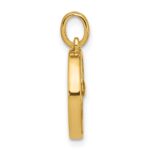 14k Fancy Epoxy Waffle With Bite Missing Charm - Image 2