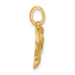 14k Fancy Pretzel Charm - Image 2