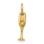 14k Fancy Champagne Flute Charm - Image 3