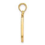 14K Polished Shield with Cross Pendant - Image 2