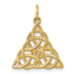 14K Polished Celtic Knot Pendant