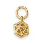 14K Polished Podium Pendant - Image 2