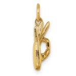 14K Polished OK Hand Pendant - Image 2