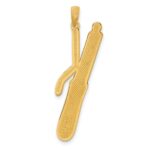 14K Polished Curling Wand Pendant - Image 3