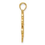 14K Polished Four Leaf Clover Pendant - Image 2