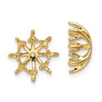 14k Fancy Diamond Earring Jacket Mountings