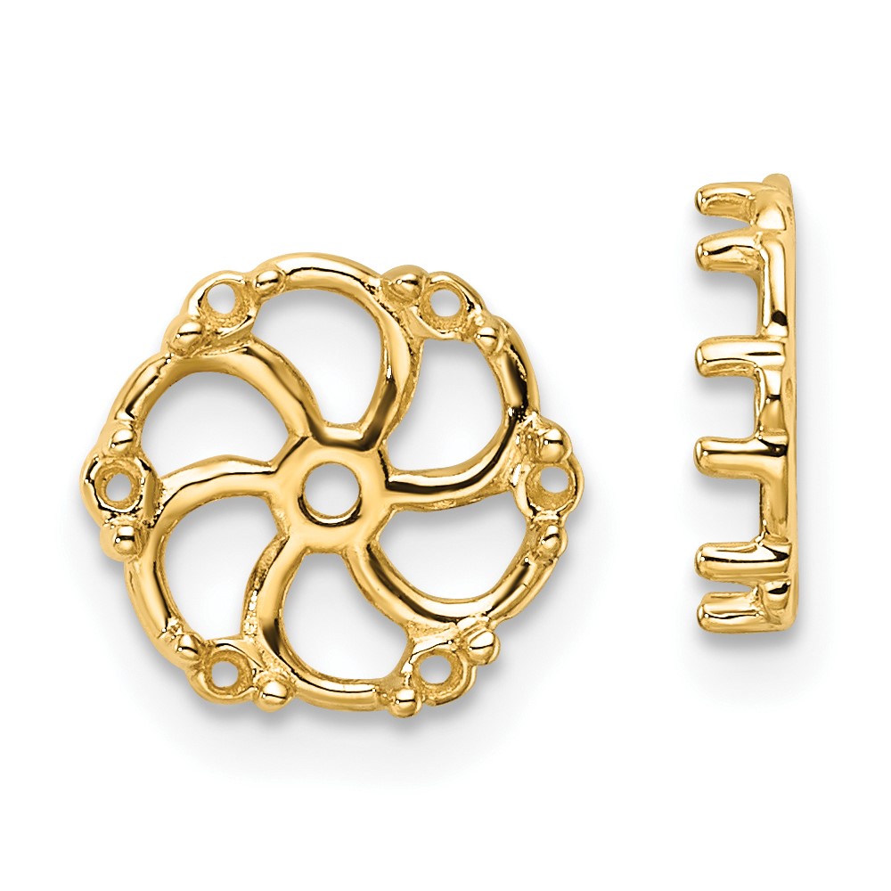 EJM5328-020-Y.jpg 14k Diamond Earring Jacket Mountings - Image 1