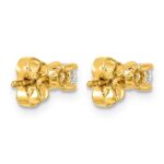 10k Round 4-Prong .25ct. Diamond Stud Earrings - Image 4