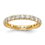 14k 2 carat Lab Grown Diamond VS/SI+ G+ Complete Size 9 Shared Prong Eternity Band