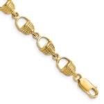 14k Polished Nantucket Basket 7.25 inch Bracelet
