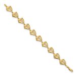14k Polished Sailboat 8 inch Bracelet - Image 2