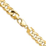 14k 12.0mm Flat Beveled Curb Chain - Image 3