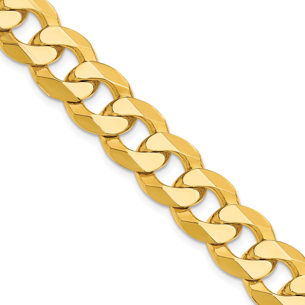 FBU300.jpg 14k 12.0mm Flat Beveled Curb Chain - Image 1