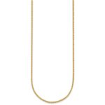 14K 1mm Franco with Lobster Clasp Chain - Image 2