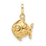 14k Madi K Polished 3-D Fish Pendant - Image 3