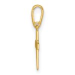 14k Madi K Polished Cross Childrens Charm / Pendant - Image 2