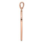 14k Rose Gold Cross Pendant - Image 2