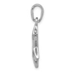 14k White Gold Star Of David Pendant - Image 2