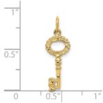 14K Polished Key Charm - Image 4