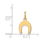 14k Horseshoe Charm - Image 4