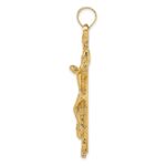 14k Rugged Tree Crucifix Pendant - Image 2
