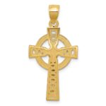 14k Two-tone Iona Crucifix Pendant - Image 4