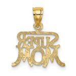 14k SUPER MOM Charm - Image 3