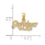 14k GRANDMA'S GIRL Charm - Image 3