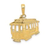 14k Cable Car Pendant