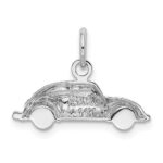 14k White Gold Car Charm - Image 3