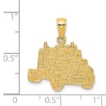 14k Semi Truck Cab Pendant - Image 4