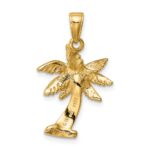 14k Palm Tree Pendant - Image 3